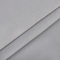 Канва K04 " Gamma" Aida №14 цв. 100% хлопок 30 х 40 см ± 2 см св- серый